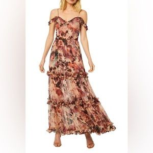 MISA Los Angeles Avery Floral Sleeveless dress in flora dream, size XS